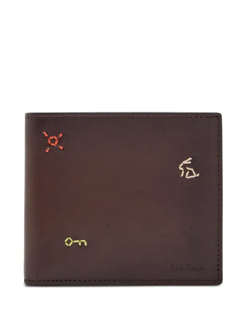 Paul Smith motif-embroidered wallet Brown M1A4832WMOTIF