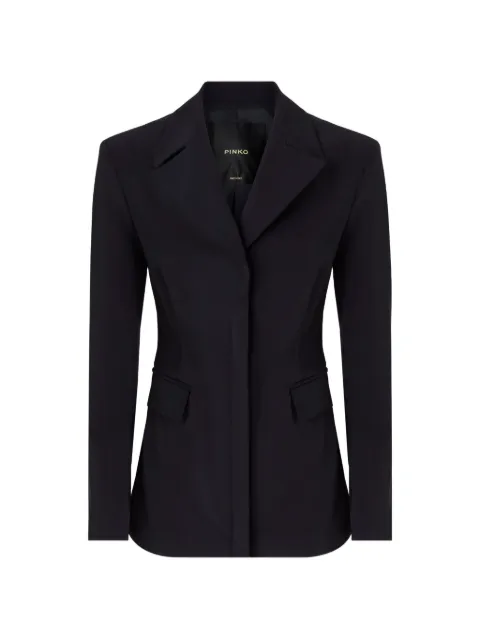 PINKO notched-lapel single-breasted blazer Black 107823A3MP