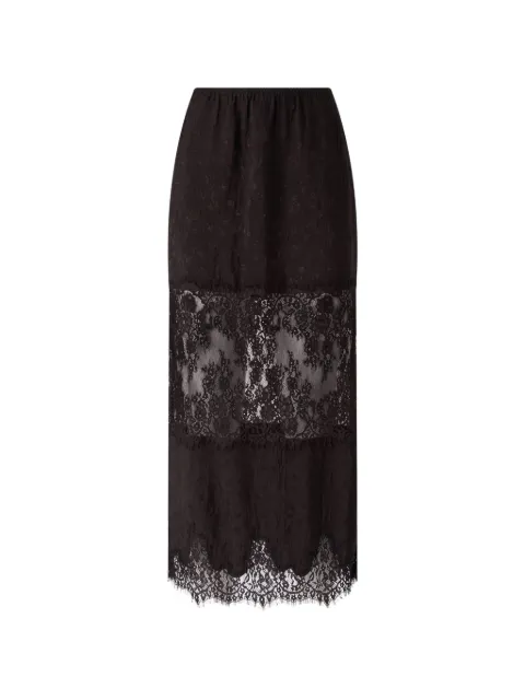 PINKO lace pencil skirt Brown 107148A3FC