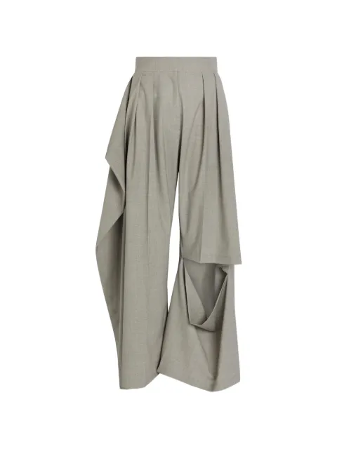 A.W.A.K.E. Mode asymmetric double-breasted jacket Grey PF2602S03