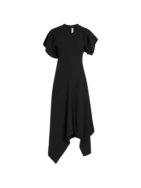 Victoria Beckham panelled asymmetric dress Black 1326WDR007460C
