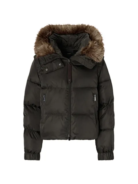 PINKO faux-fur puffer jacket Brown 107183A2Y0