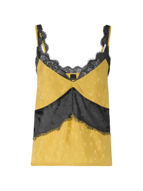 PINKO lace lingerie top Yellow 107319A3FC