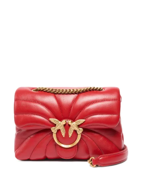 PINKO Love Birds quilted shoulder bag Red 100039A1EX
