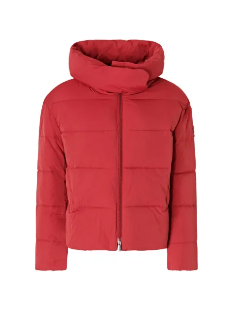 PINKO quilted hooded puffer jacket Red 101602A3EA