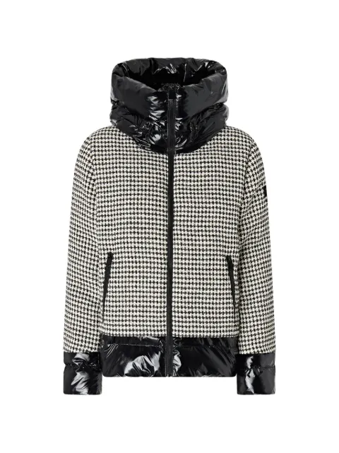 PINKO houndstooth-pattern padded jacket Black 107185A3G5