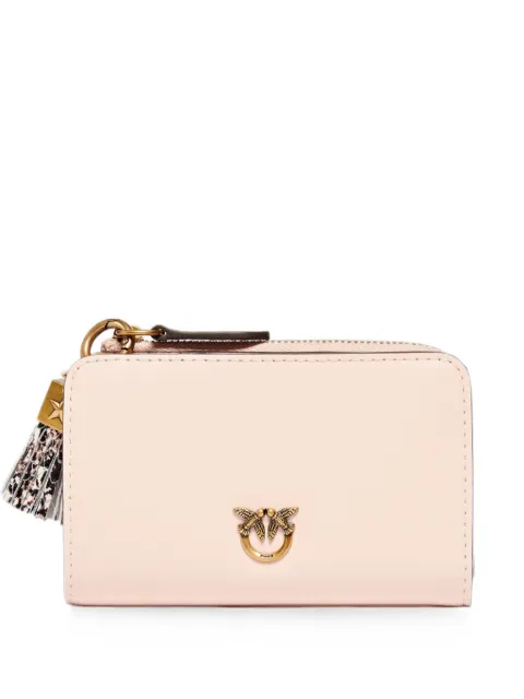 PINKO Love Birds leather wallet Pink 107090A0F1