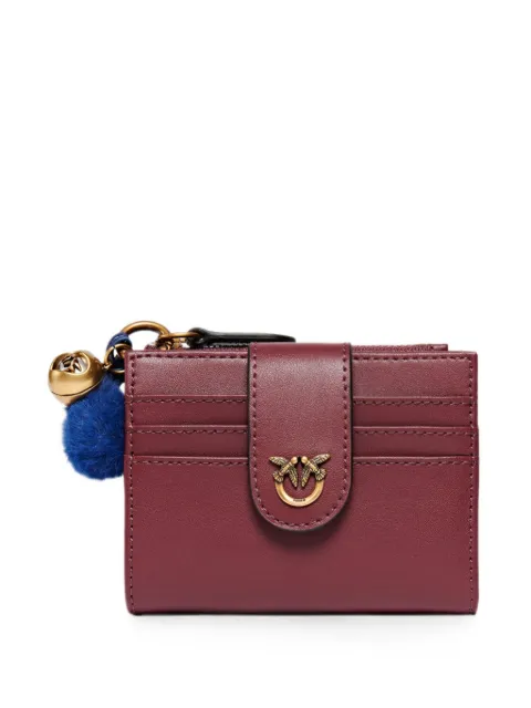 PINKO Love Birds leather wallet Red 107089A0F1