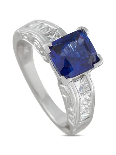 LB Exclusive sapphire and diamond ring Silver MF16051526