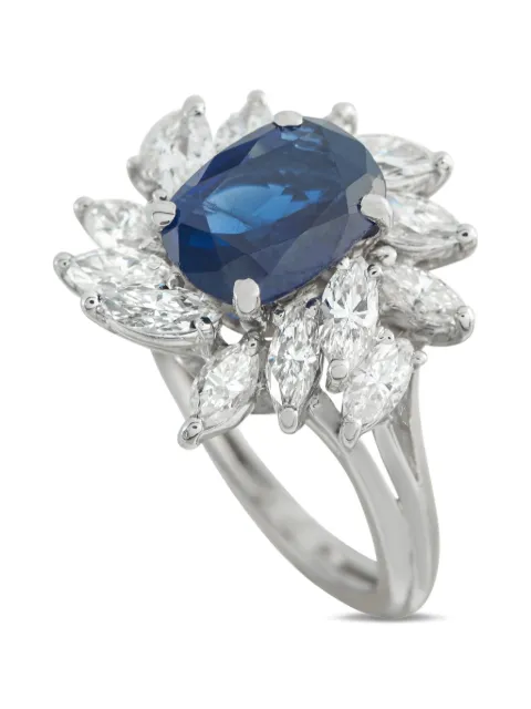 LB Exclusive sapphire and diamond ring Silver MF37051526