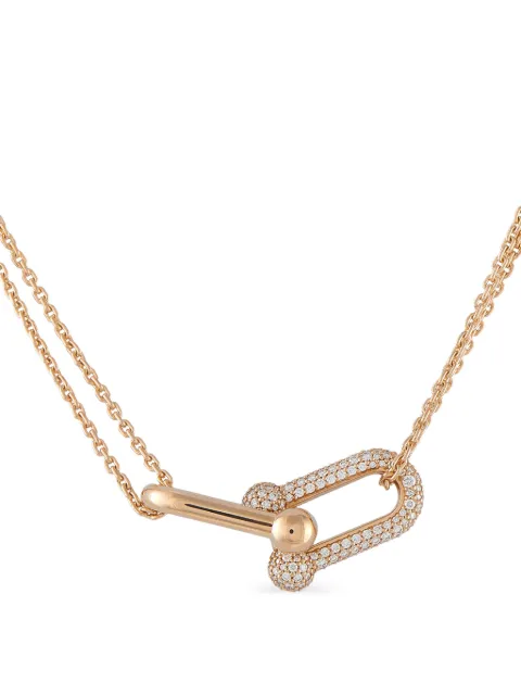 Tiffany & Co. Pre-Owned HardWear diamond necklace Pink TI19051526