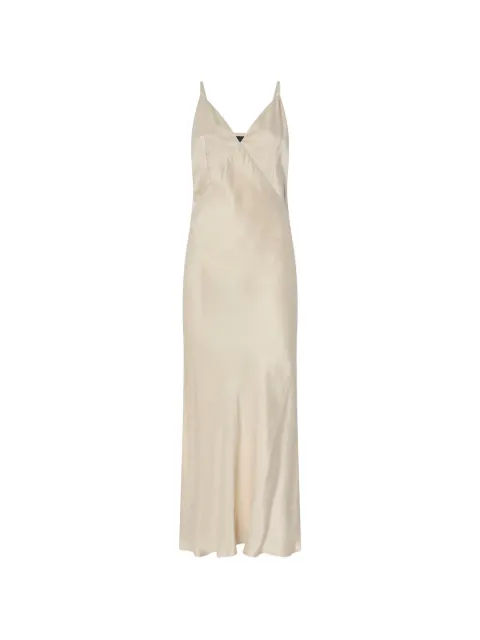 PINKO satin-finish slip dress Neutrals 107375A3F8