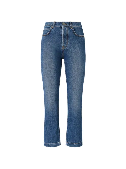 PINKO faded-effect cropped jeans Blue 107385A3KA