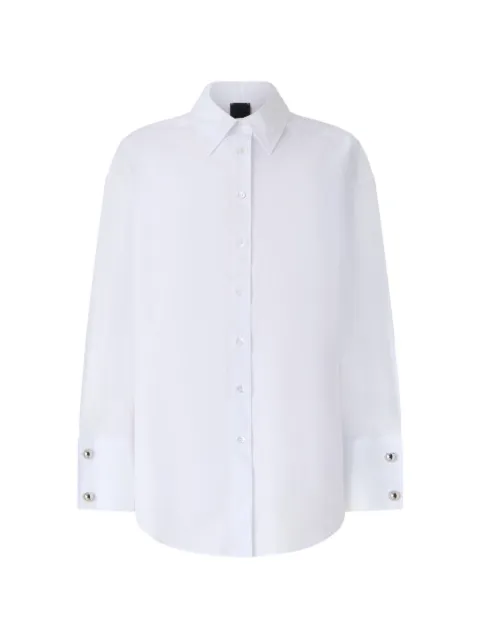 PINKO embellished-cuff cotton shirt White 107218A32L