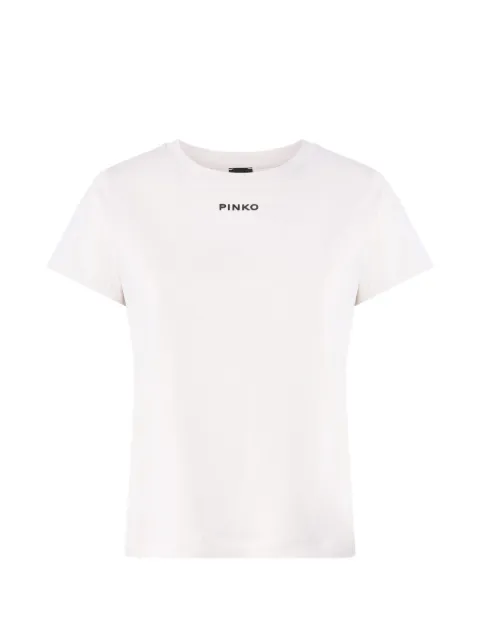PINKO logo-print T-shirt White 100373A3HK