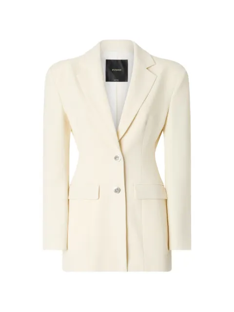 PINKO single-breasted tailored jacket White 107227A3DA