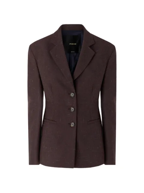 PINKO single-breasted blazer Brown 107831A3ME