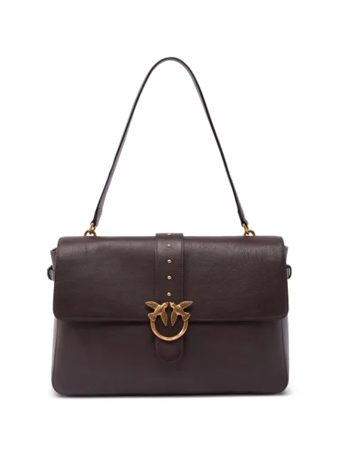 PINKO Love Birds stud-embellished shoulder bag Brown 105067A2JG