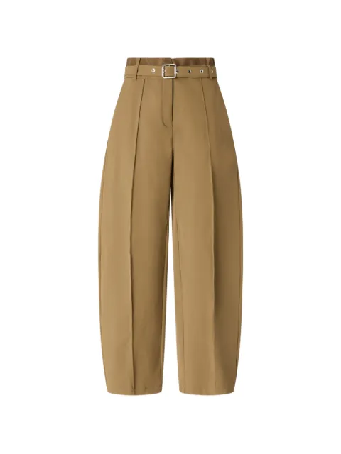 PINKO belted pintuck trousers Green 107741A3MP
