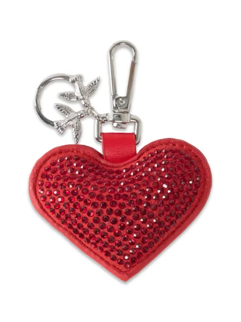 PINKO crystal-embellished Love Birds keyring Red 107426A31U