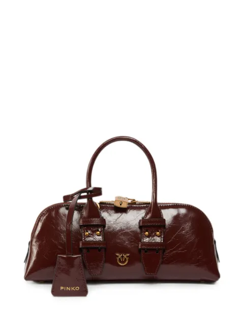 PINKO Escape Bag Horizontal small handbag in new shiny leather Red 105334A2JC