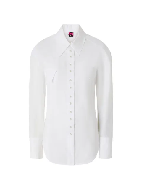 PINKO slim-fit shirt with drawstring White 107510A3KB