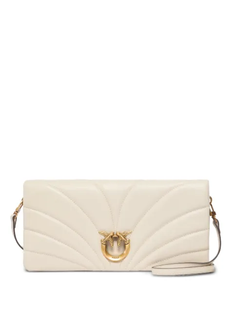 PINKO Love Birds quilted leather shoulder bag Neutrals 107035A0F2