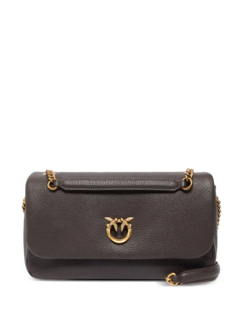 PINKO Love Birds leather shoulder bag Brown 107022A3CX