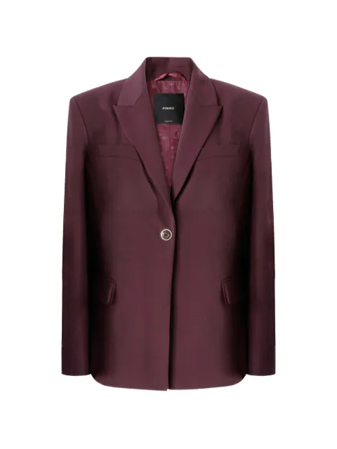 PINKO polka-dot panel blazer Red 104944A18E