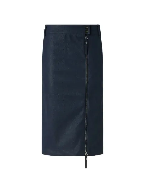 PINKO zipped midi skirt Blue 107806A3MD