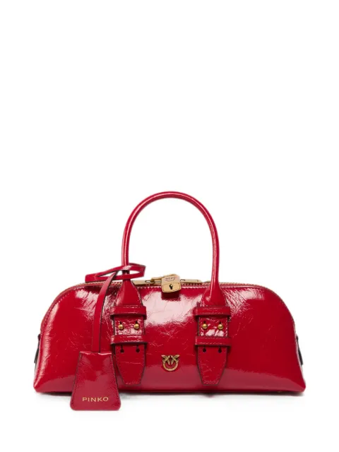 PINKO Escape Bag Horizontal small handbag in new shiny leather Red 105334A2JC