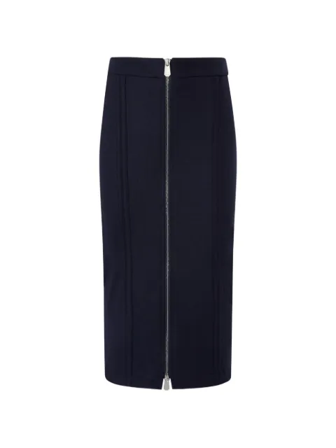 PINKO zip-fastening panelled skirt Blue 107380A3Q5