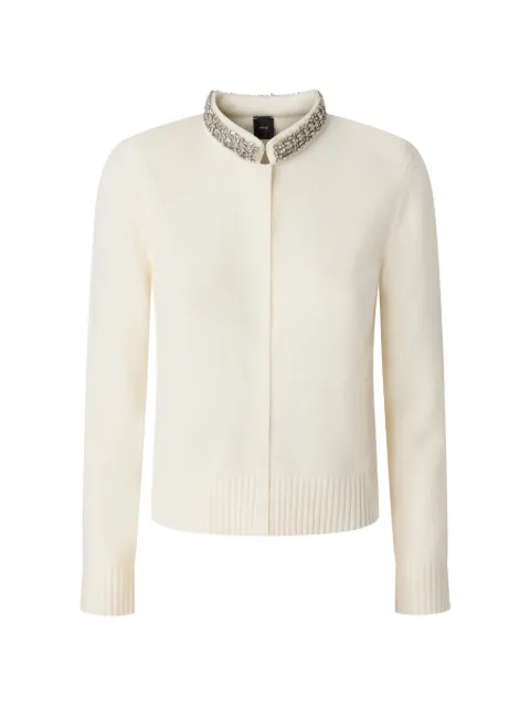 PINKO crystal-embellished cardigan Neutrals 107275A3GI