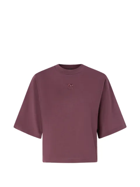 PINKO T-shirt with wide sleeves and Love Birds logo Purple 104604A3HM
