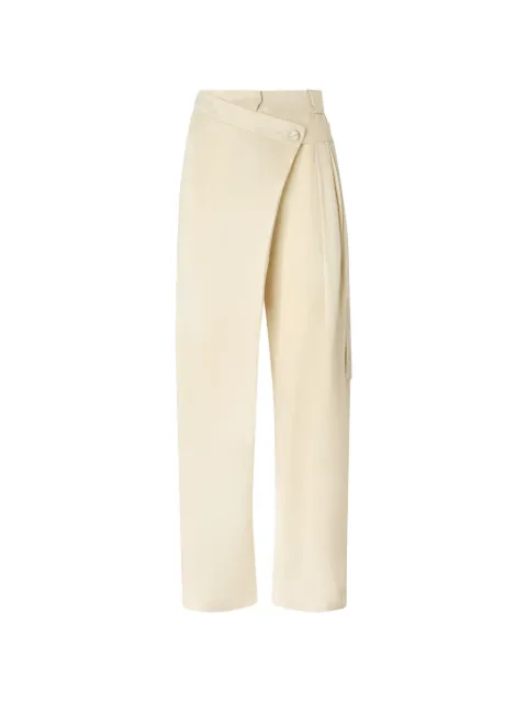 PINKO carrot-fit wrap trousers Neutrals 105570A3F8