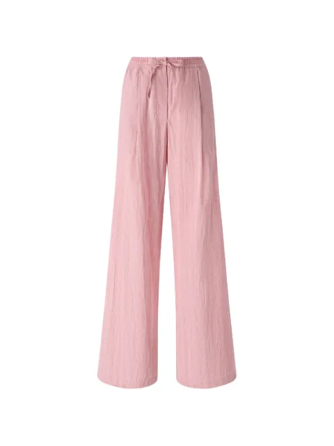 PINKO striped trousers with drawstring waist Pink 108170A3UW