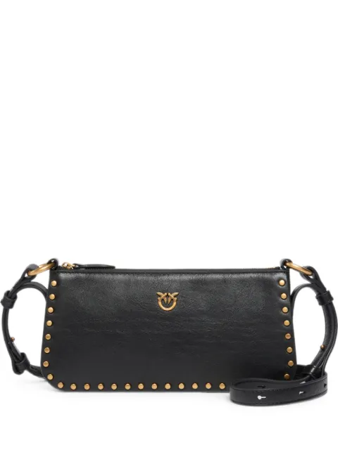 PINKO Love Birds stud-embellished shoulder bag Black 107061A2JG