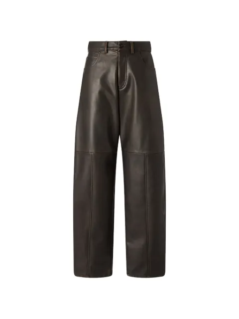 PINKO panelled trousers Brown 107077A3E8