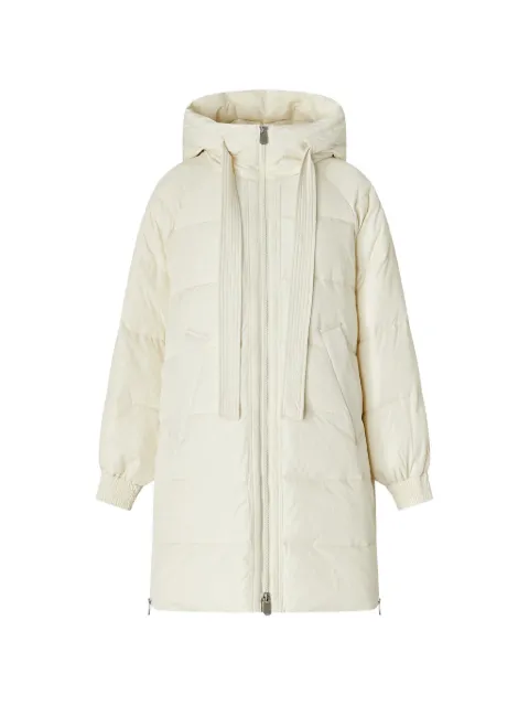 PINKO hooded padded coat Neutrals 107047A3EA