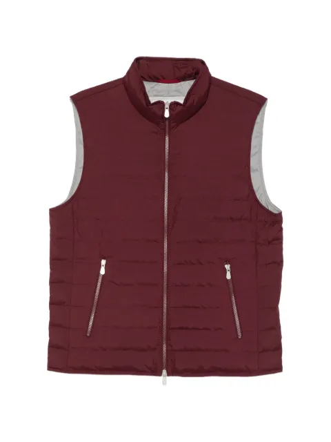 Brunello Cucinelli padded gilet Red MV4081797CWB13