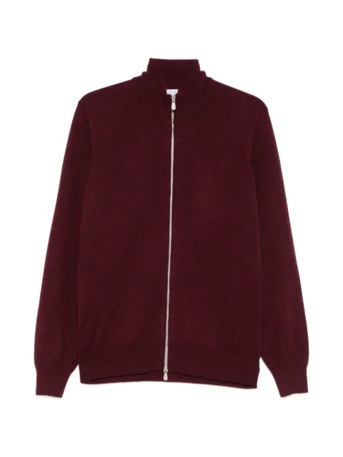 Brunello Cucinelli zip-up high-neck cardigan Red M2200106CNU36