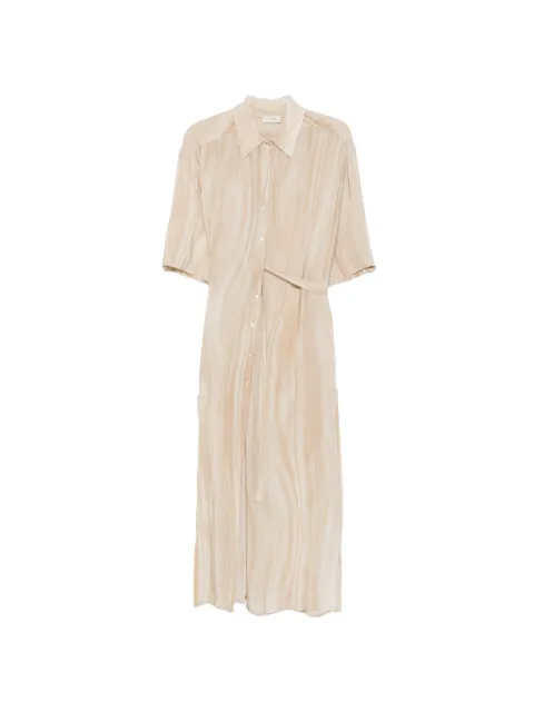 RAME belted button-down maxi dress Neutrals NSABI35TVI0430