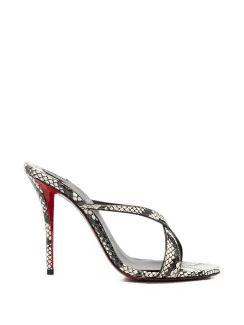 Christian Louboutin Mulazee cross sandals White 3260138A048