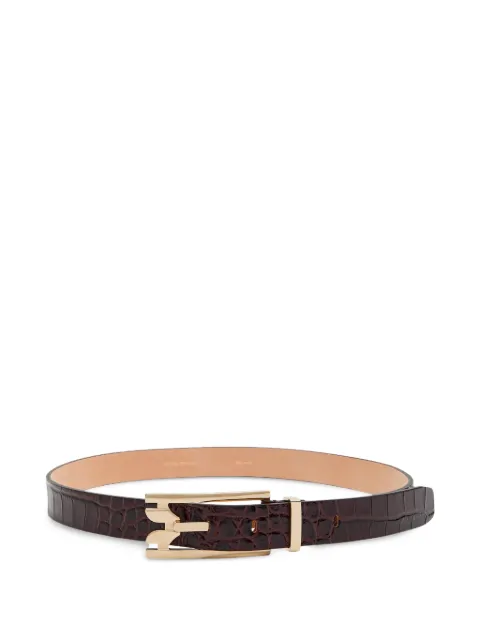 Victoria Beckham Dorian leather belt Brown 1326ABL007584A
