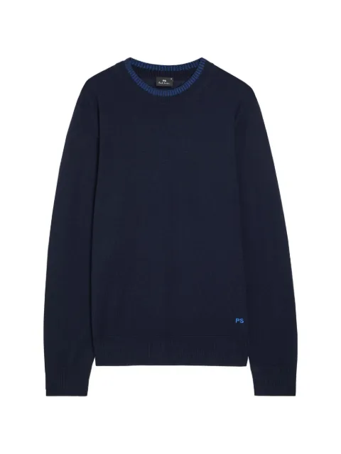PS Paul Smith merino wool sweater Blue M2RA022W22760
