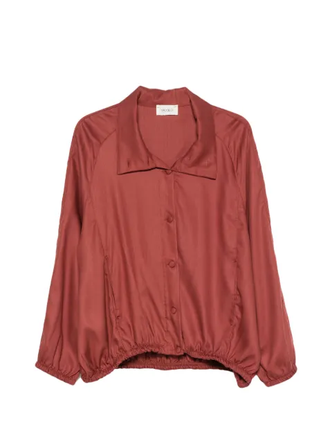 VICOLO button-up high-neck top Red TAB1782