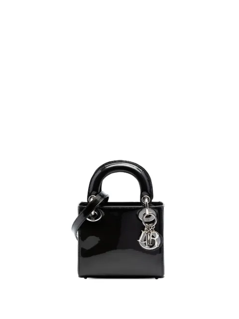 Christian Dior Pre-Owned 2015 Mini Patent Lady Dior satchel Black LSLFYGYWQMRX3Y2L