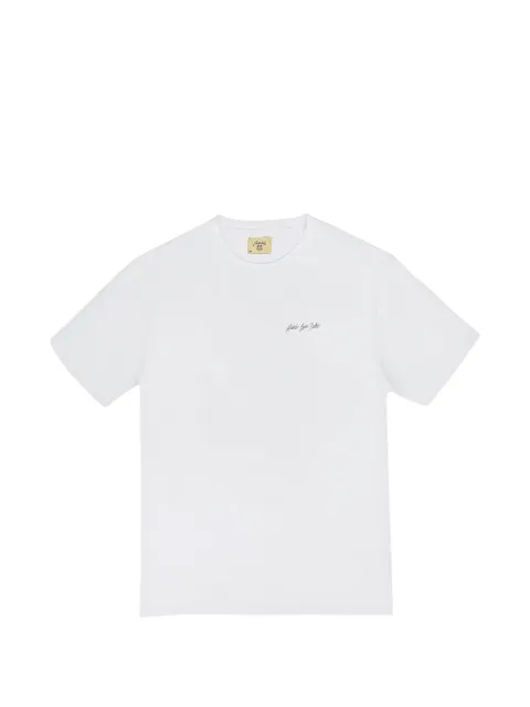 Aimé Leon Dore Franck Pellegrino sketch-print T-shirt White FW23CT054