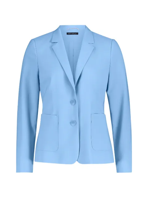 Betty Barclay notched-lapel patch-pocket blazer Blue 47071080