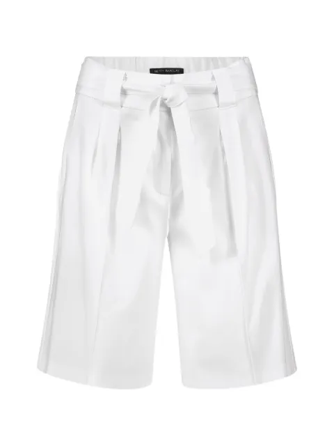 Betty Barclay belted pleated shorts White 61821246